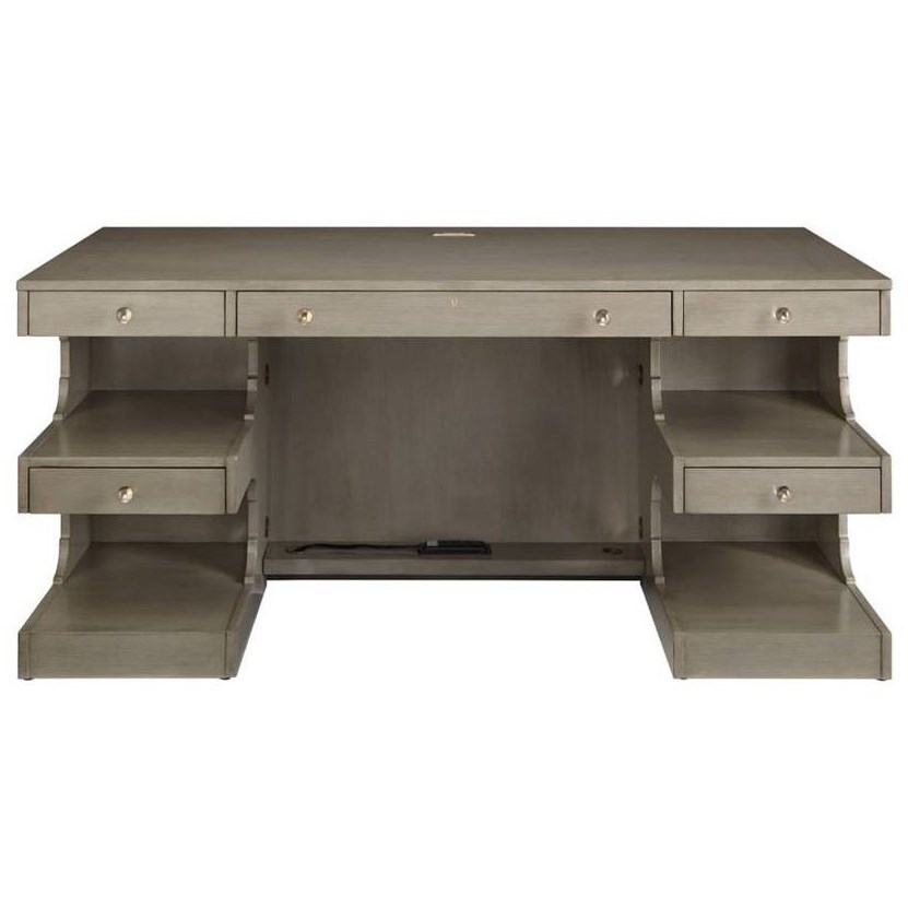 Stanley Furniture Latitude Writing Desk with Shelves on Back Find